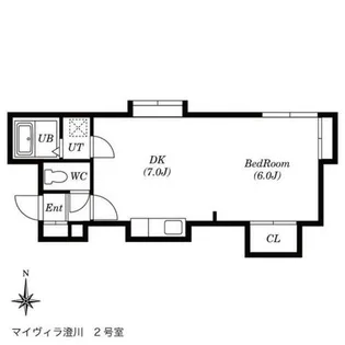 マイヴィラ澄川【1階】の間取り