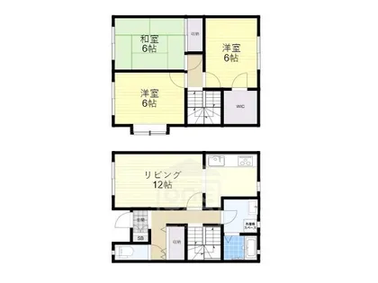 サンヴィレッジ上郡B棟【1階】の間取り
