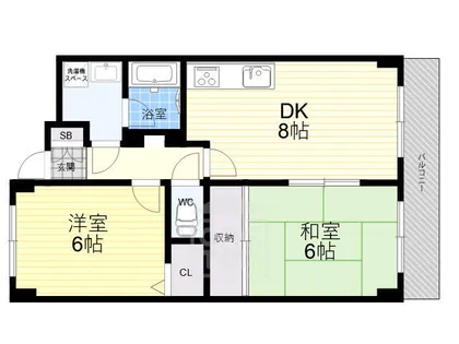 フォーロハーモネート【3階】の間取り
