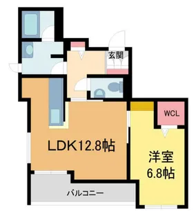 フローラルI【205号室】の間取り