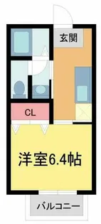 ROSA【A105号室】の間取り