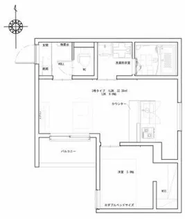REGALEST喜連瓜破【2階】の間取り