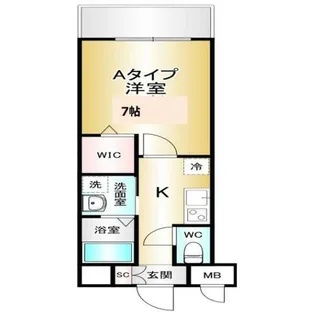 大阪府大阪市城東区野江3丁目【マンション】の間取り