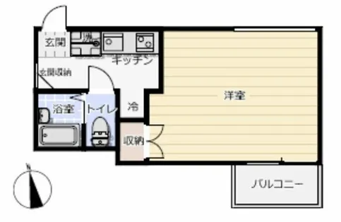 ジュネス城北新町Ⅱ【306号室】の間取り