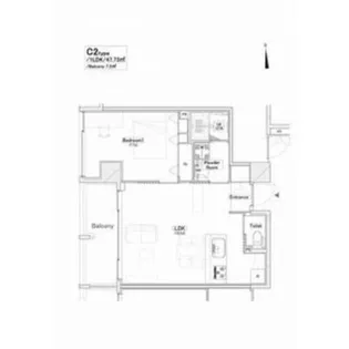 大阪府大阪市都島区都島北通2丁目【マンション】の間取り