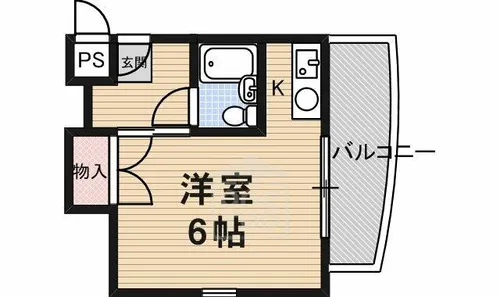 ビスタ蔵垣内【1階】の間取り