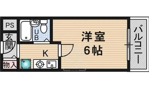 水尾ハイム【2階】の間取り