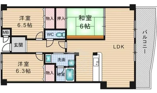 セレッソ【2階】の間取り