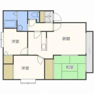 ENDEAVOR I【1階】の間取り