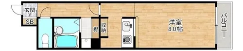 大阪府大阪市生野区巽東4丁目【マンション】の間取り