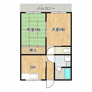 上田マンション【2階】の間取り