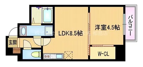 大阪府大阪市都島区片町1丁目【マンション】の間取り
