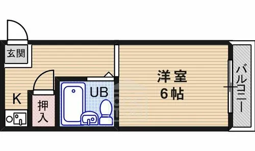 大池5番館【4階】の間取り