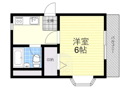 リュイール樋口【2階】の間取り