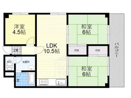明香マンション【2階】の間取り