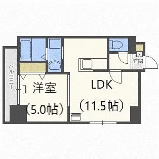 椿ガーデン【6階】の間取り