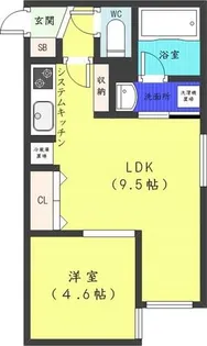 CREA南8条【1階】の間取り
