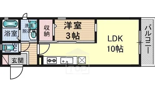 ヘルト・シュトラーセ【1階】の間取り