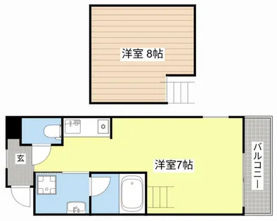 ウエストヴィレッジⅠ【301号室】の間取り