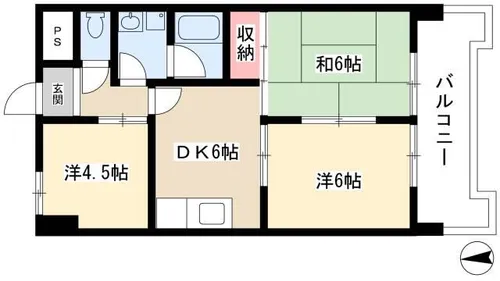 第7近藤ビル【7階】の間取り
