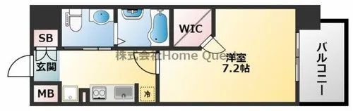 大阪府大阪市平野区平野西5丁目【マンション】の間取り