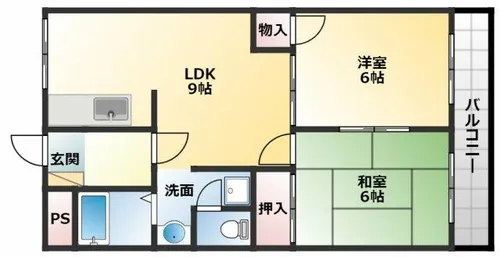 グレイスヴィラ【1階】の間取り