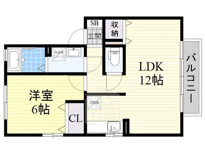 グランディール【1階】の間取り