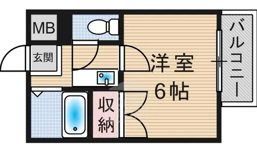 サンパレスエル【2階】の間取り