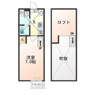 Stable三条大宮【2階】の間取り