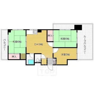 大宅マンション【4階】の間取り