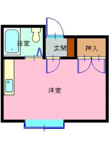 ブルーハイム【1階】の間取り