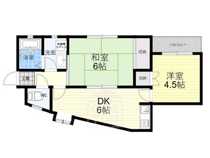 プロックコート【2階】の間取り