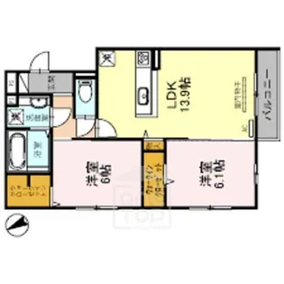 セジュール ド ソレイユ【3階】の間取り