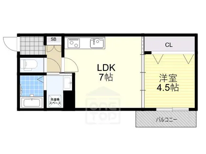 エテルナコート総持寺【1階】の間取り