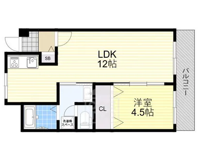 エルソフィア正雀2【1階】の間取り
