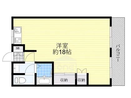 エリータ鳥飼【2階】の間取り