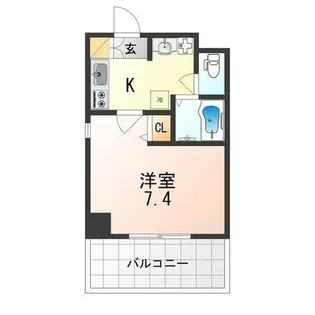 BelleVille千本今出川【2階】の間取り