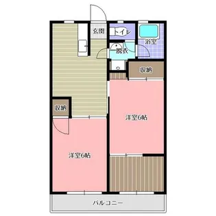 アドラブール・ヴォーン【3階】の間取り