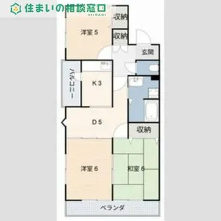愛知県西尾市戸ケ崎町城山【アパート】の間取り