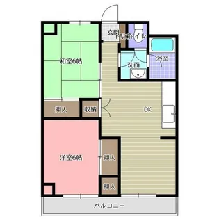 コンフォール【5階】の間取り