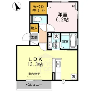 パークコート楓【1階】の間取り