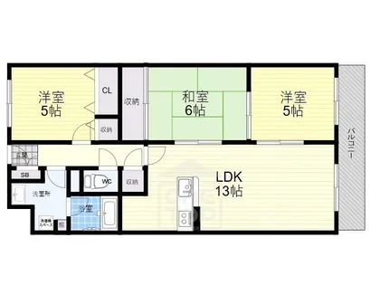 水尾シンフォニー【2階】の間取り