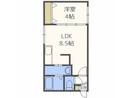 グランラヴィーヌ円山【4階】の間取り