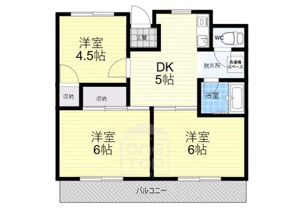 ピースフルハウス【3階】の間取り