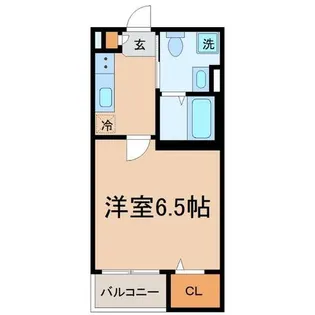 アパッショハート武庫川【2階】の間取り