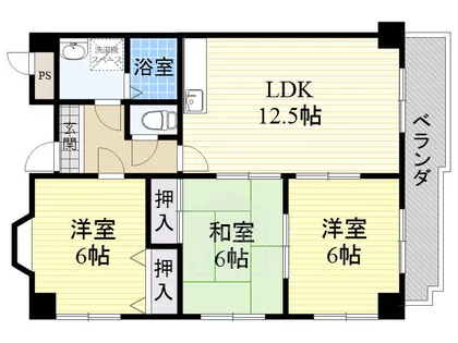 マーコート【1階】の間取り