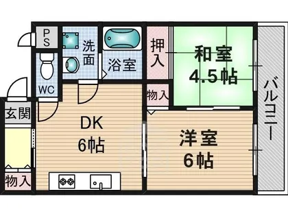 シャルマンイバラキ【3階】の間取り