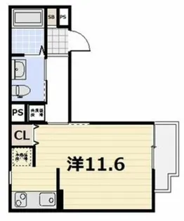 attrice一乗寺【2階】の間取り