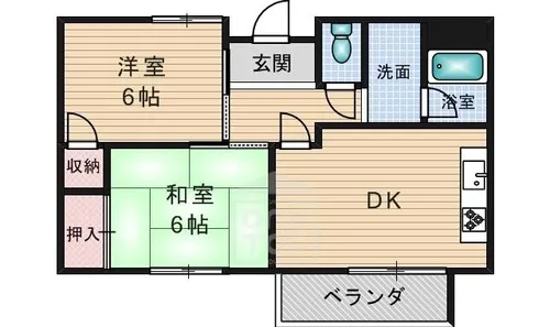 マーブルハイム【4階】の間取り