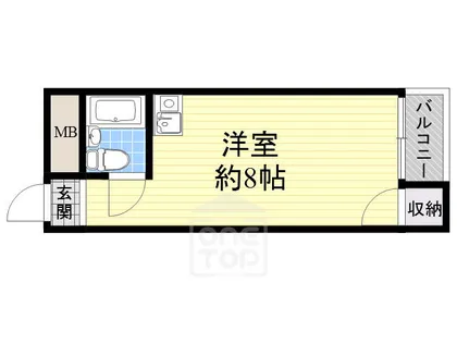 フォンティーヌ高槻1【1階】の間取り